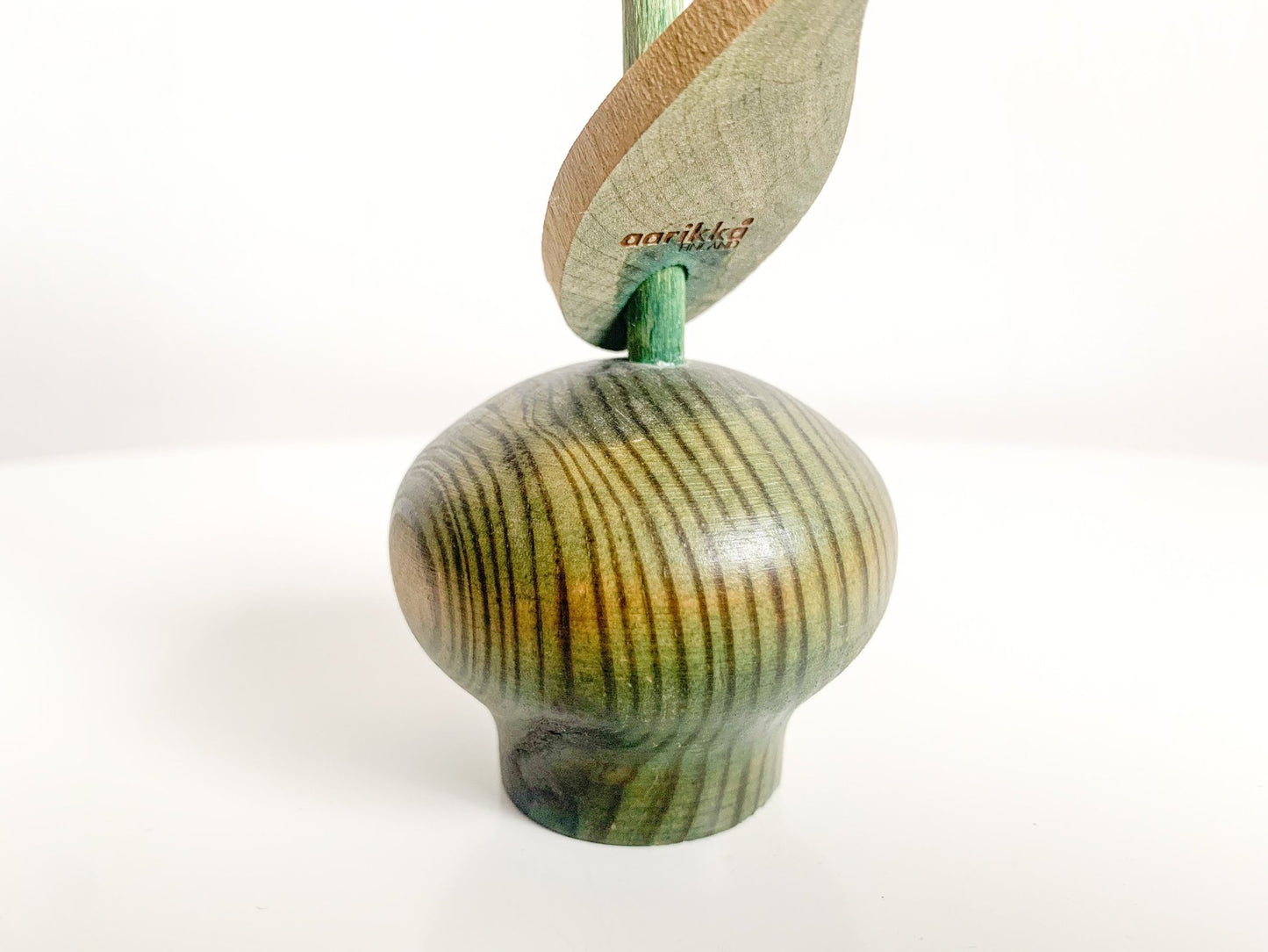 Wood Flower home decor by Aarikka Finland, Tulip