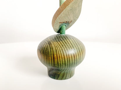 Wood Flower home decor by Aarikka Finland, Tulip