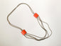 Vintage Aarikka red wooden necklace 