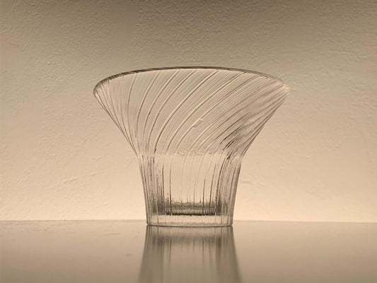Vase and candle holder Tuisku by designer Valto Kokko, Iittala, Finland, 1980s