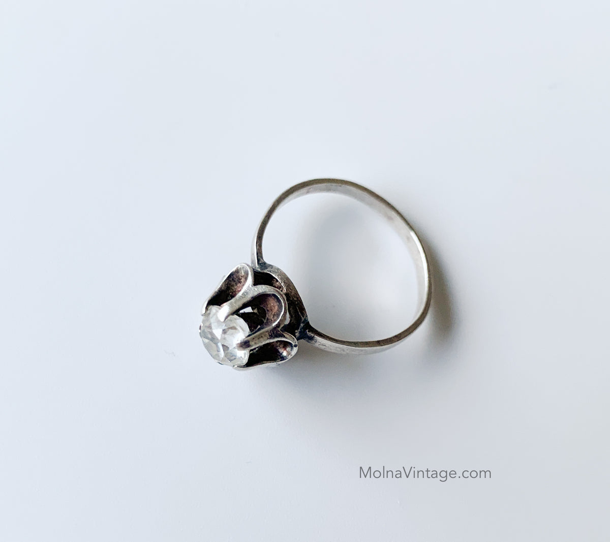 916 Silver ring | Modernist Jewelry | Molna Vintage
