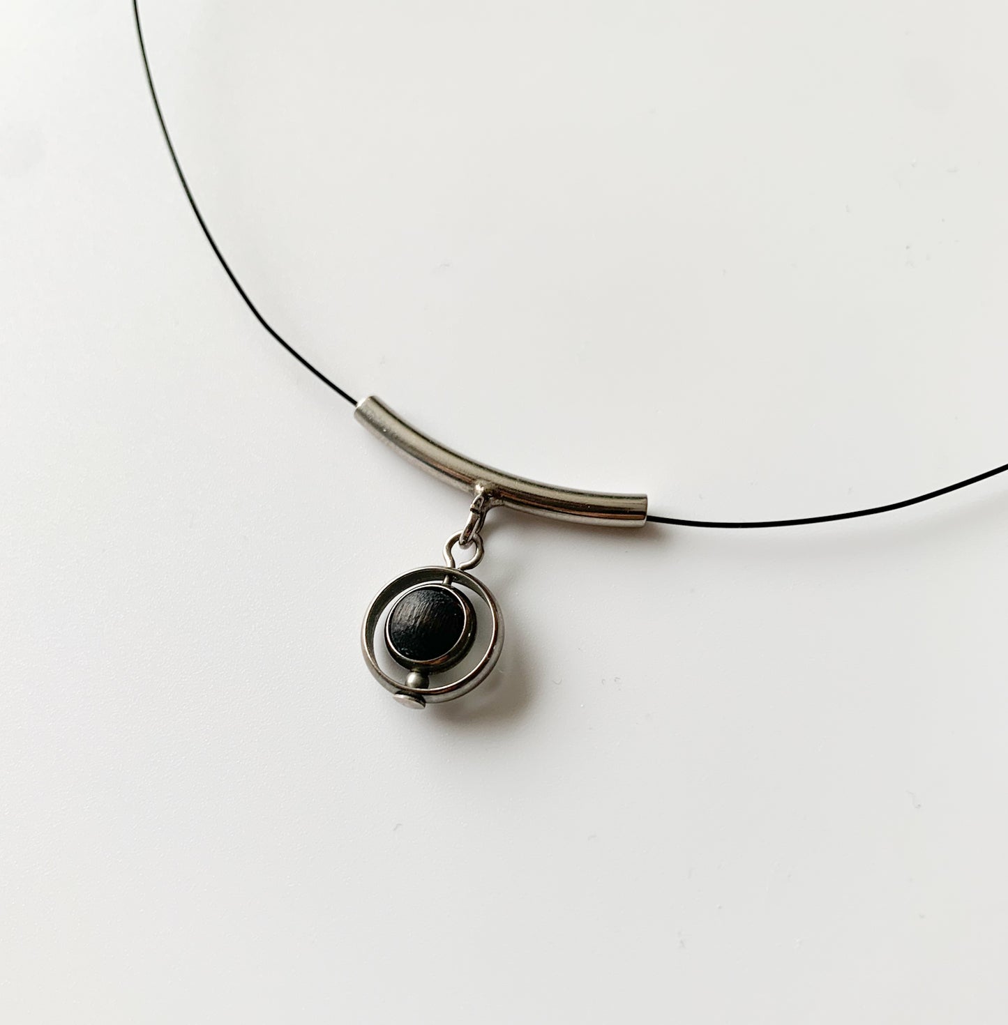 Aarikka Finland Jive Pendant | Wooden Jewelry Finland | Molna Vintage