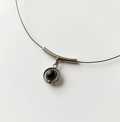 Aarikka Finland Jive Pendant | Wooden Jewelry Finland | Molna Vintage