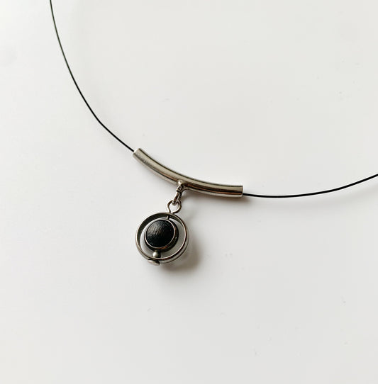 Aarikka Finland Jive Pendant | Wooden Jewelry Finland | Molna Vintage