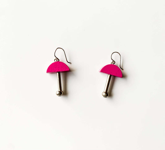 Aarikka Finland Pink Earrings | Finnish Jewelry | Molna Vintage