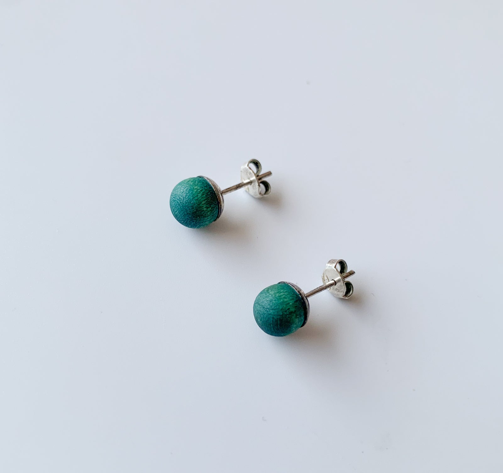 Aarikka Finland | Turquoise Marja Earrings Silver | Molna Vintage