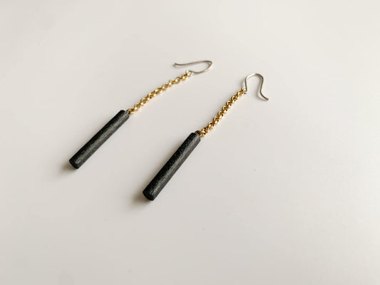 Aarikka Finland Vintage Wooden Earrings | Molna Vintage