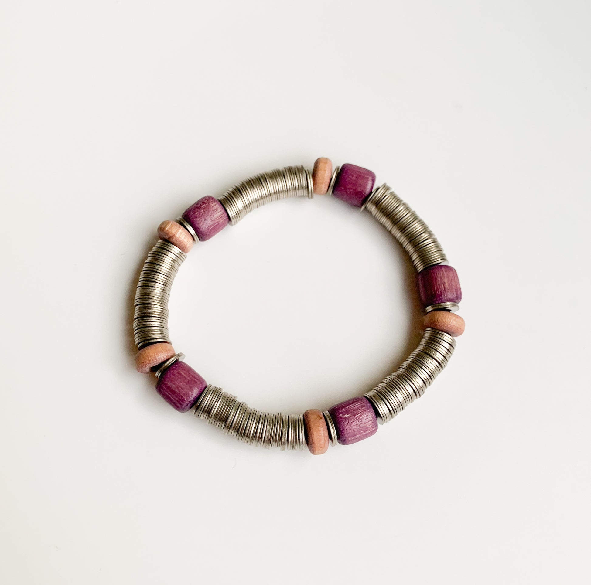 Aarikka Finland Wood Metal Bracelet | Molna Vintage
