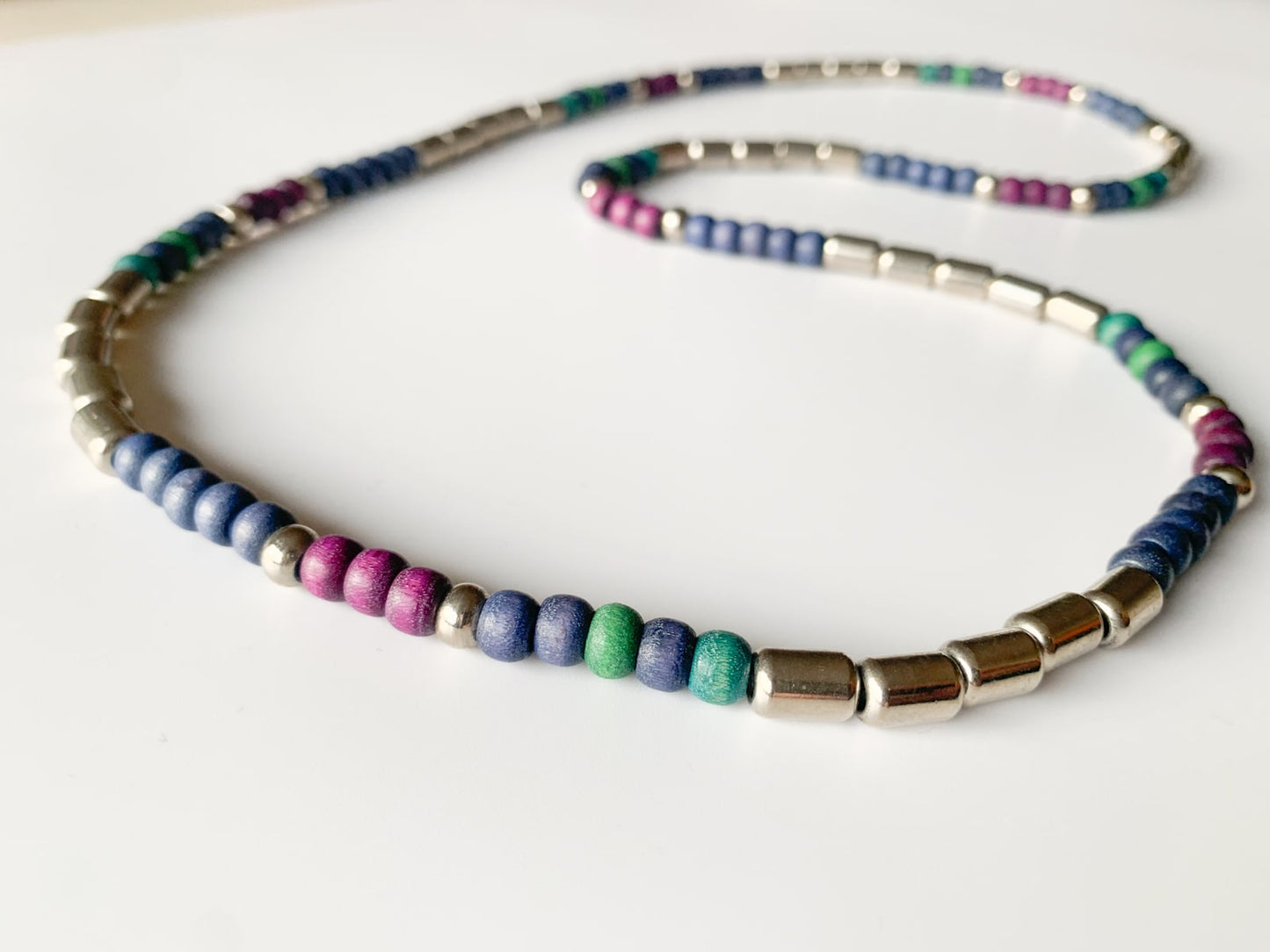Aarikka Finland wood jewelry vintage necklace