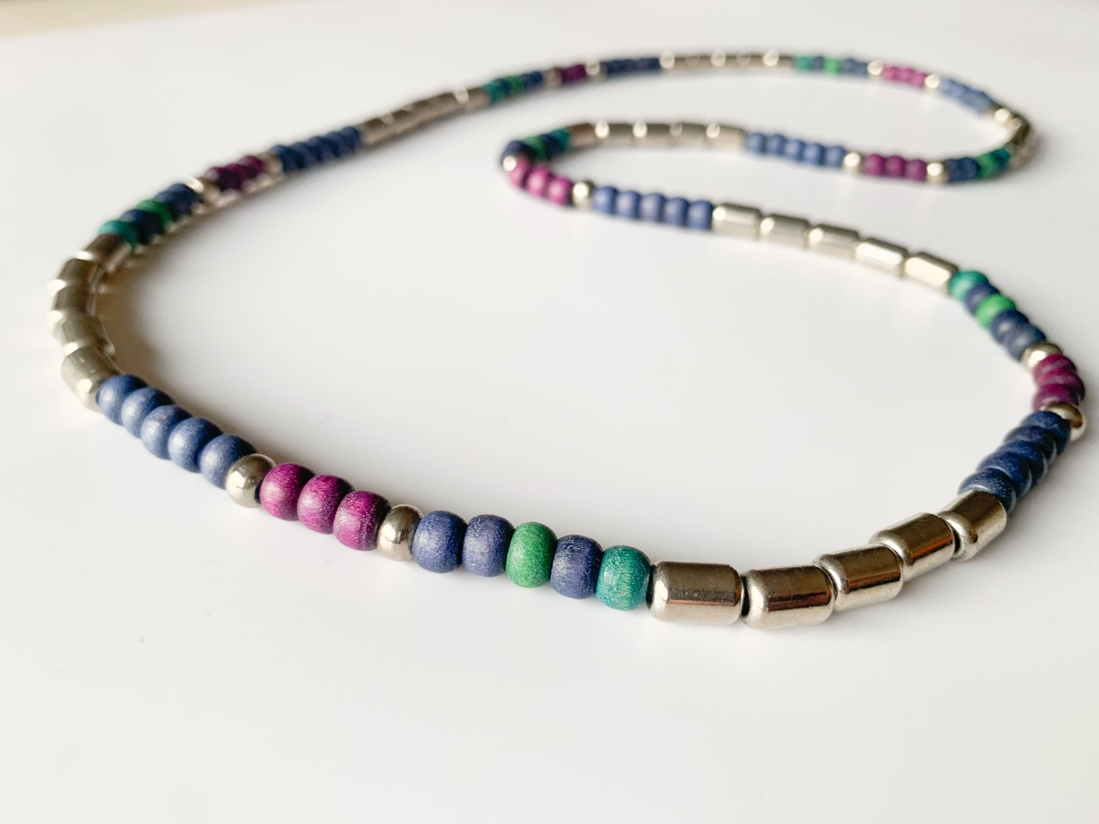 Aarikka Finland wood jewelry vintage necklace