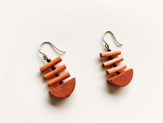Aarikka earrings | Finnish design | Vintage jewelry
