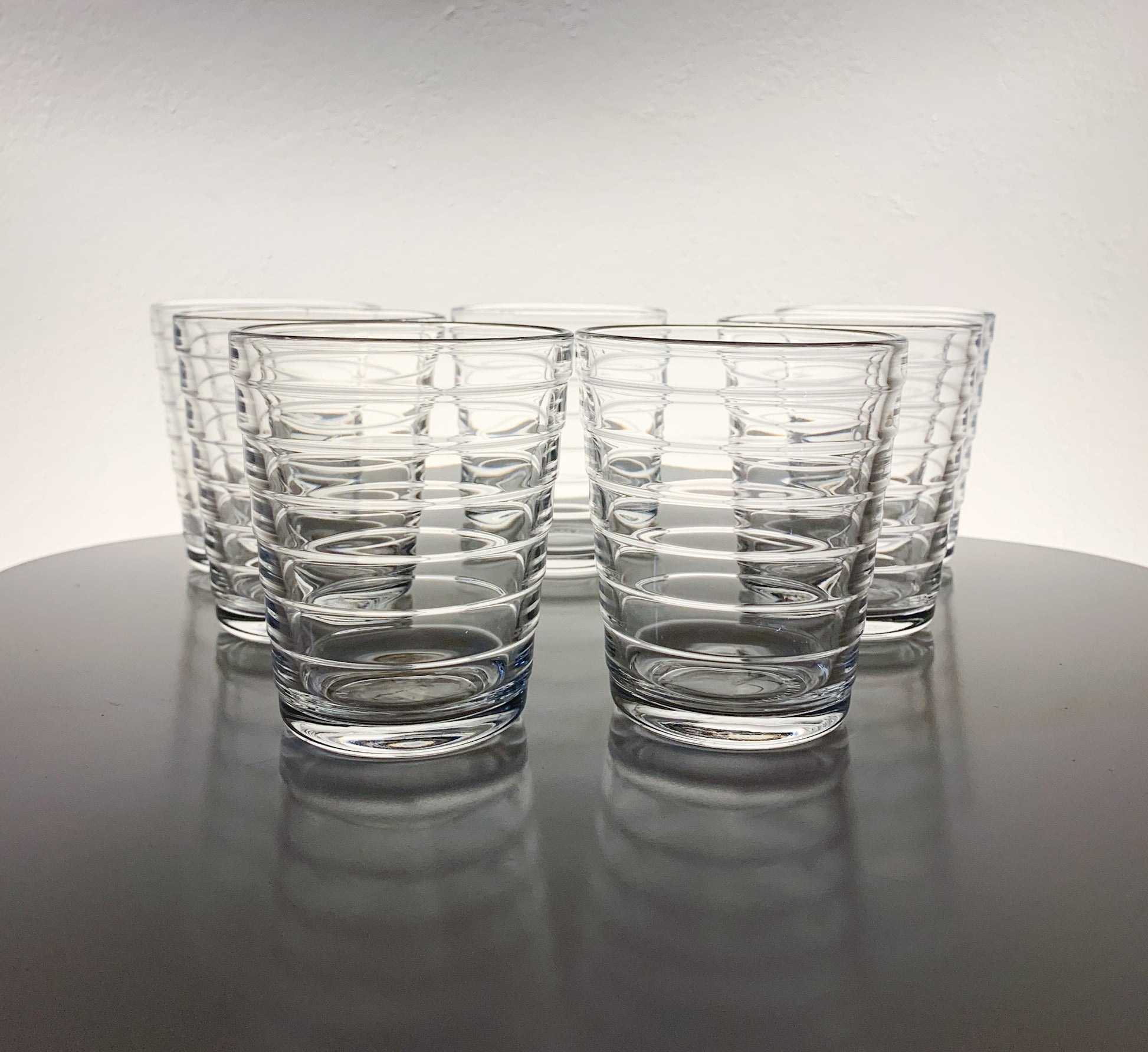 Aino Aalto Bolgeblick Glasses 6 Set | Iittala Finland | Molna Vintage