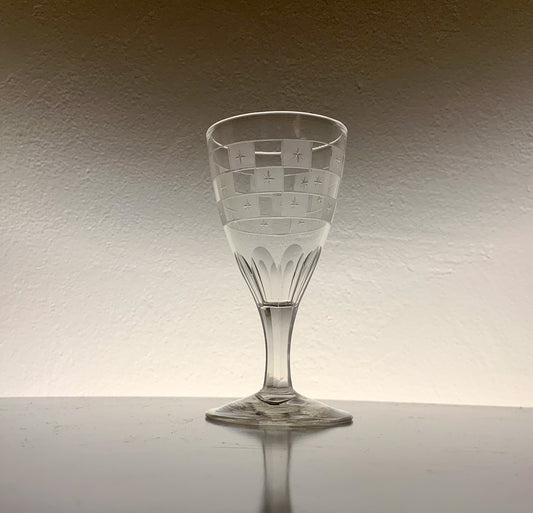 Antique Etched Glass | Casimirborg Sweden | Molna Vintage