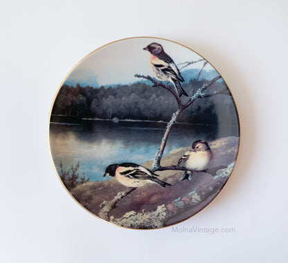 Arabia Finches Plate | von Wright | Molna Vintage