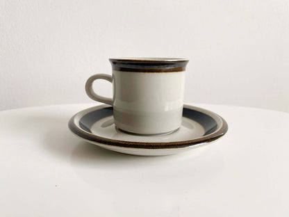 Arabia Finland | Karelia S cup saucer 1980s | Anja Jaatinen Winquist | Molna Vintage