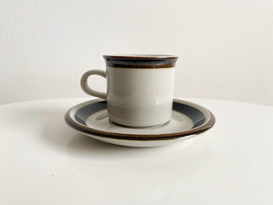 Arabia Finland | Karelia S cup saucer 1980s | Anja Jaatinen Winquist | Molna Vintage