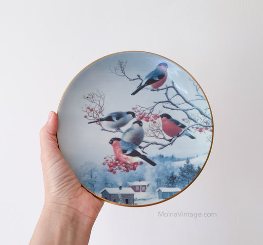 Arabia Redbuds Rowan tree plate | von Wright | Molna Vintage