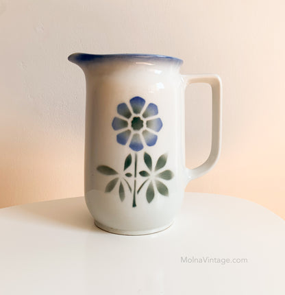 Arabia ST Pitcher | Faience Milk Pot | Thure Oberg| Molna Vintage