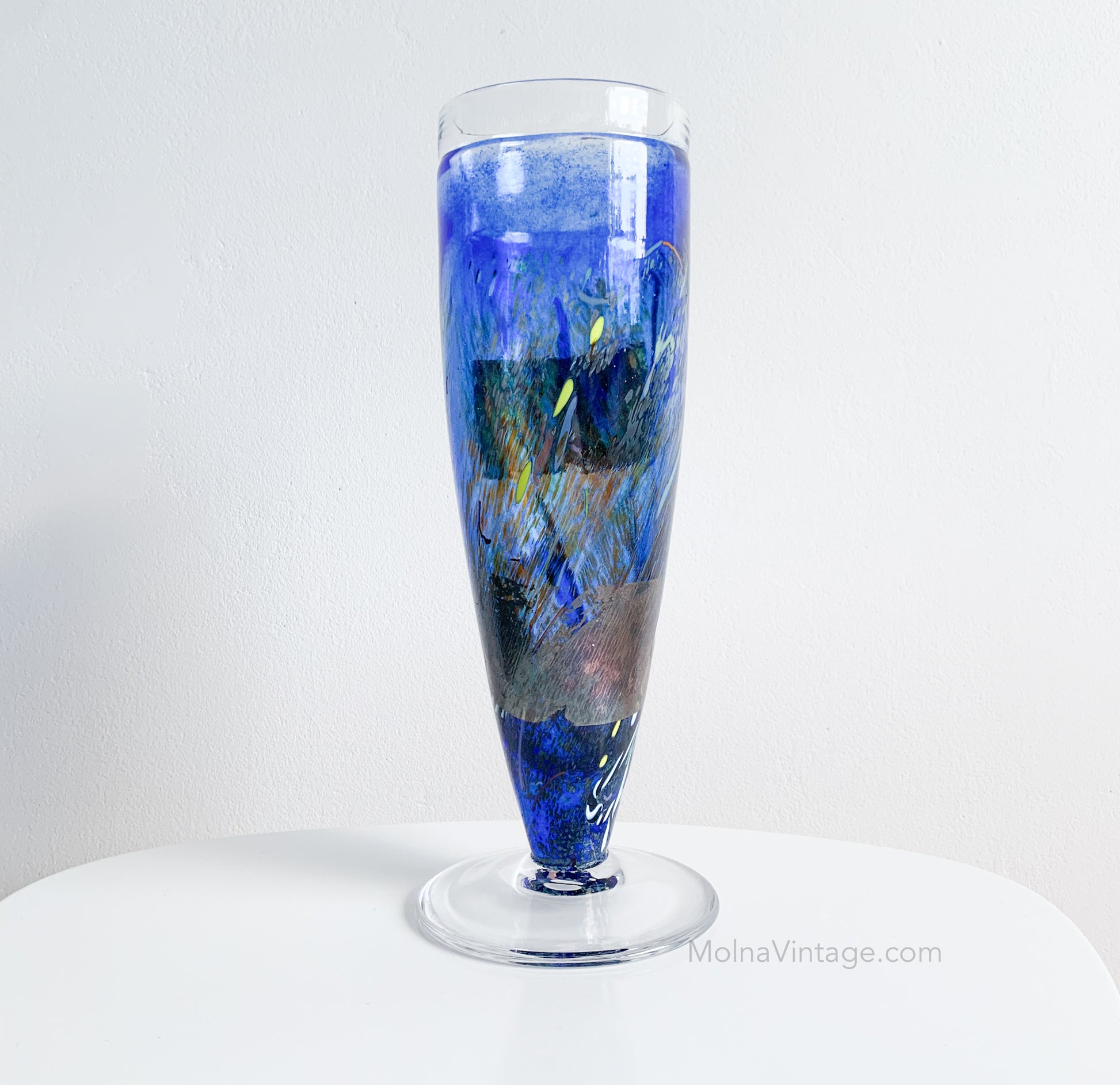 Bertil Vallien Kosta Boda | Satellite Vase Signed 7042950 | Molna Vintage