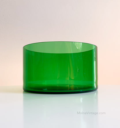 Bowl Purtilo Green Glass | Kaj Franck Nuutajarvi Finland | Molna Vintage
