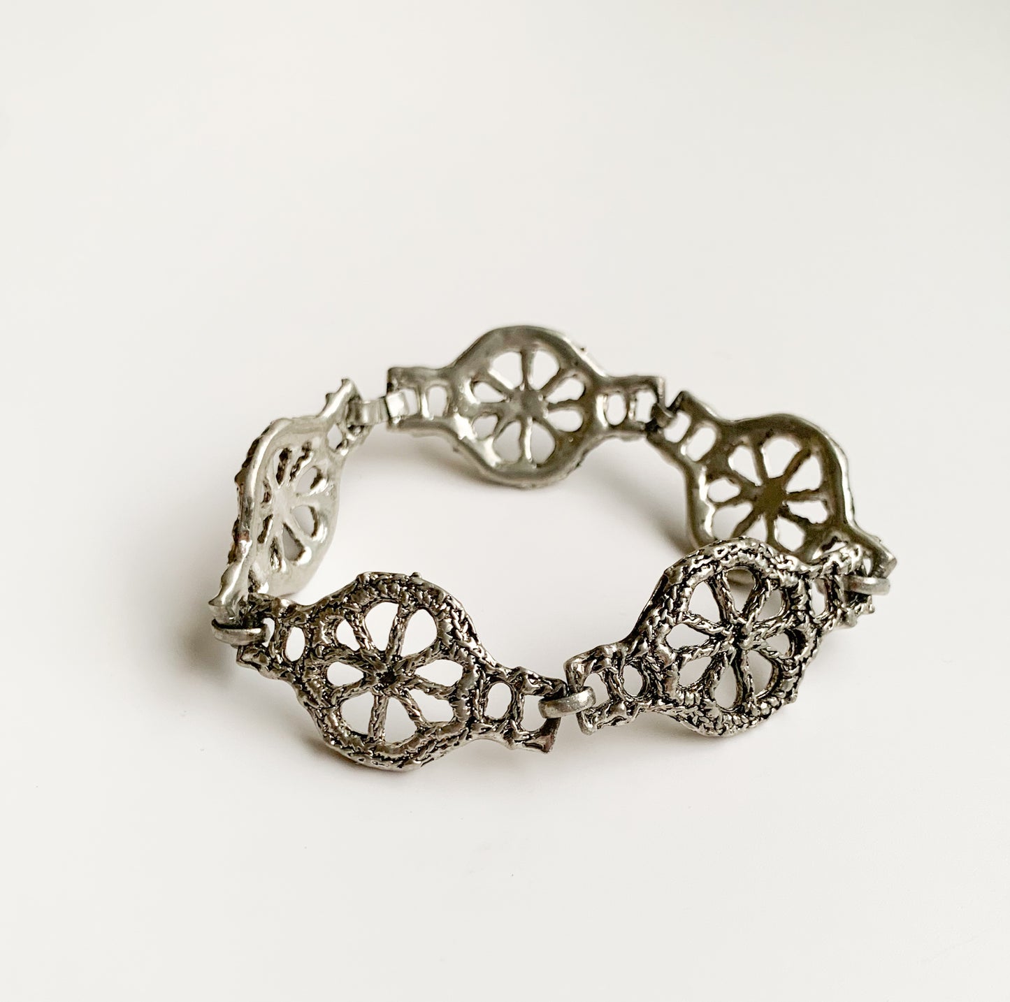 Brutalist Bracelet | Pewter Jewelry | Made in Finland | Molna Vintage