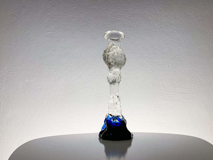 Buy Vintage Glass Art Candleholder 1980s | Molna Vintage