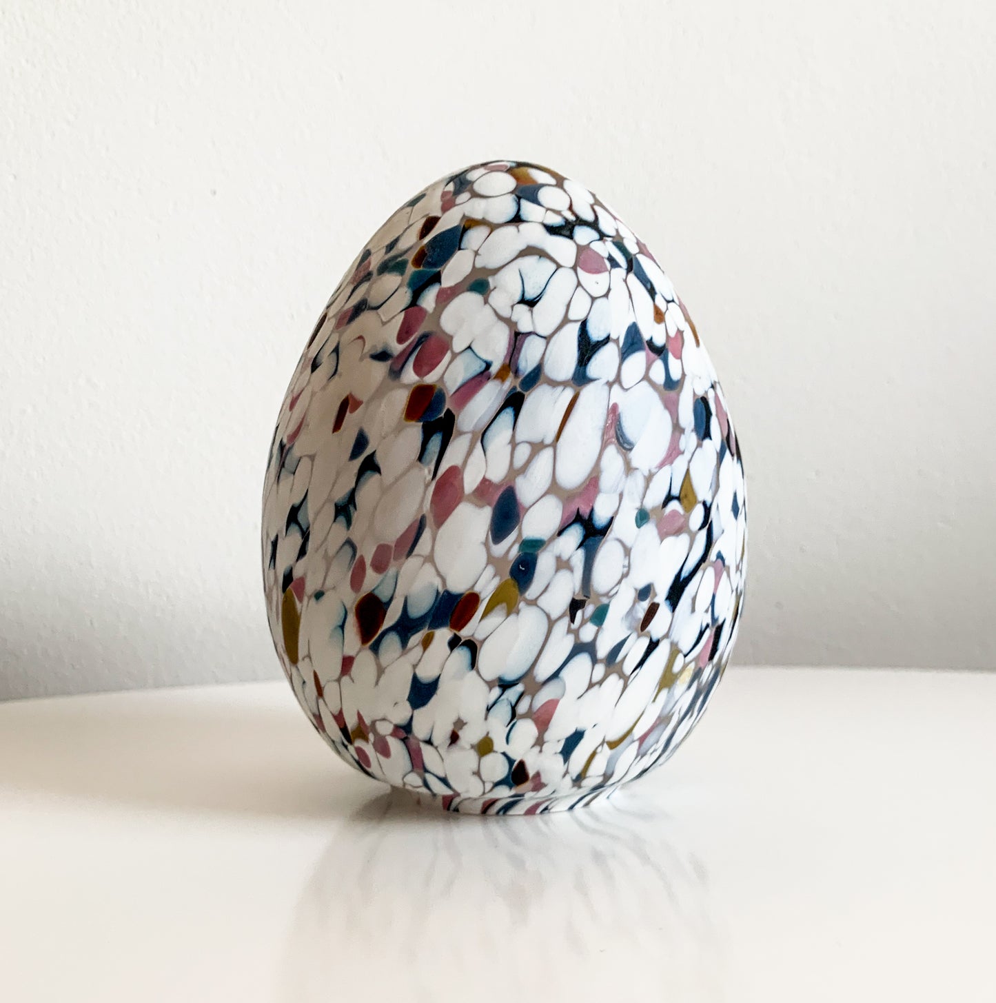 Decorative egg multicolored | Monica Backstrom Boda| Molna Vintage