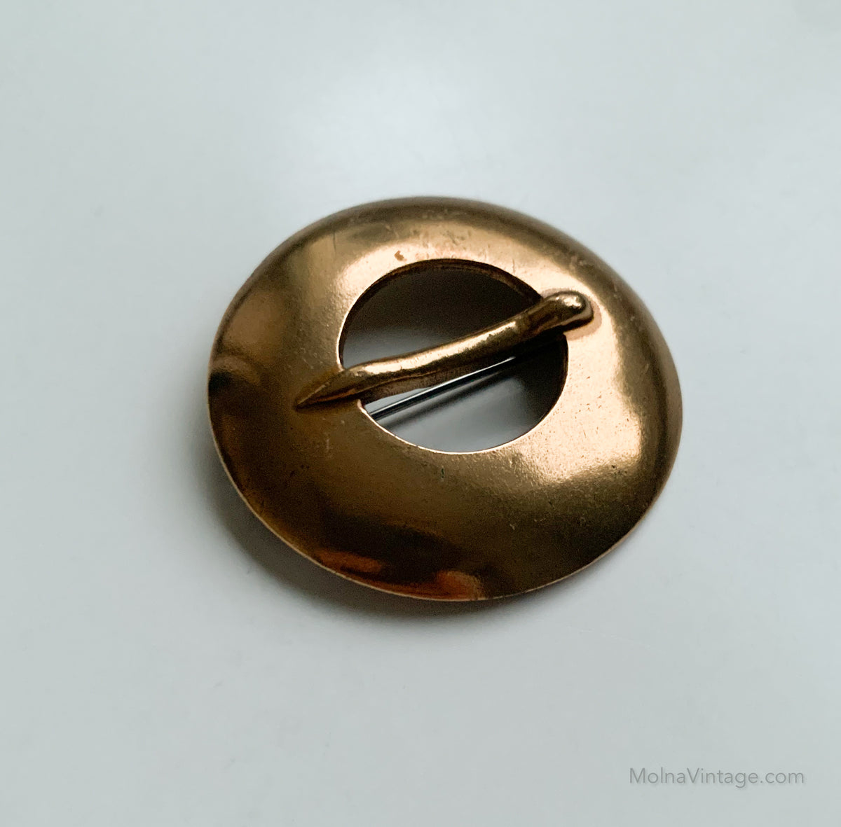 Fibula Bronze Brooch | Kalevala Koru | Molna Vintage