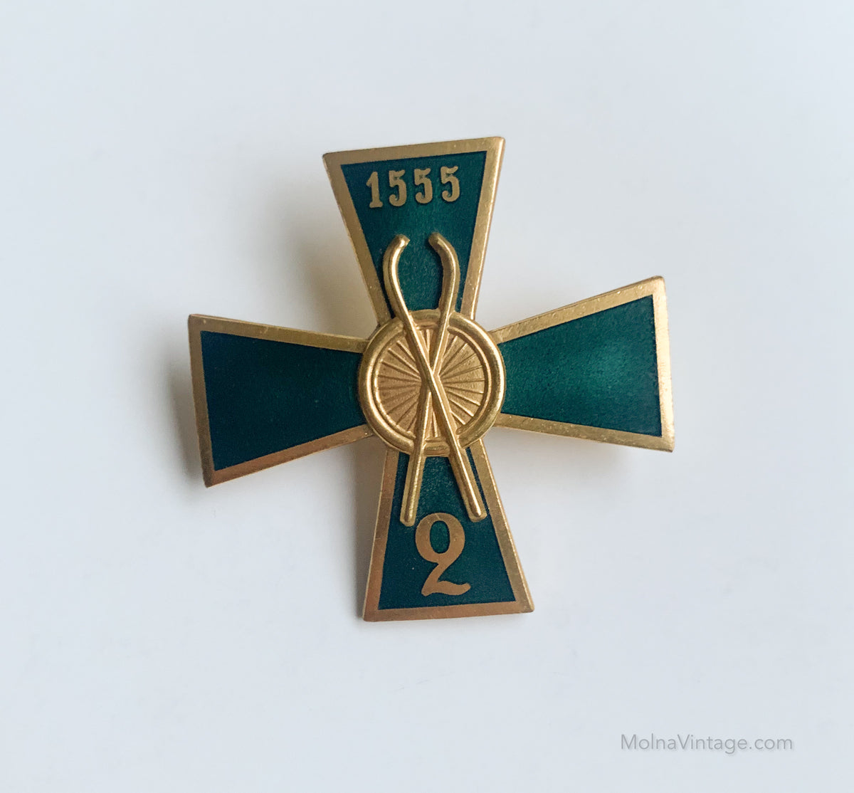 Finnish Joutselän risti badge | Military Collectible | Molna Vintage