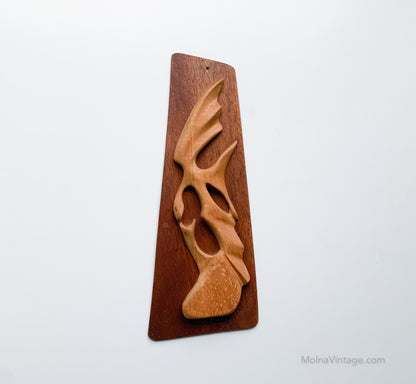 Finnish Modernist Wooden Bird Plaque | Molna Vintage