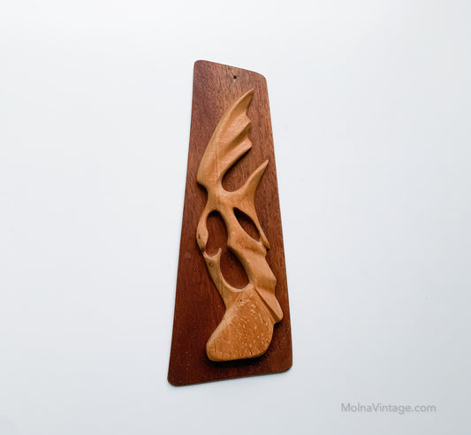Finnish Modernist Wooden Bird Plaque | Molna Vintage