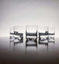Gaissa Tapio Wirkkala Iittala | Vintage Set clear glass tumblers | Molna Vintage