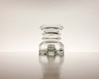 Glass reversible vase and candle holder Carmen | Finnish designer Tamara Aladin