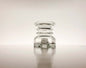 Glass reversible vase and candle holder Carmen | Finnish designer Tamara Aladin