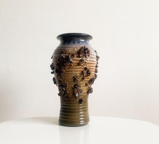 Glit Iceland | Ceramic Lava Vase Earthy Glaze | Molna Vintage