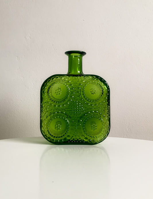 Green glass bottle Grapponia Green | Nanny Still Riihimaki | Molna Vintage