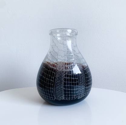 Humppila Pertti Santalahti | Vintage Art Glass Vase Mars | Molna Vintage