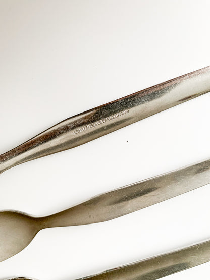 Tapio Wirkkala 4 Caravelle Dessert Forks | Hopeakeskus OY