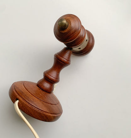 Lival Teak Vintage Tischleuchte | Finnland 1960er Jahre