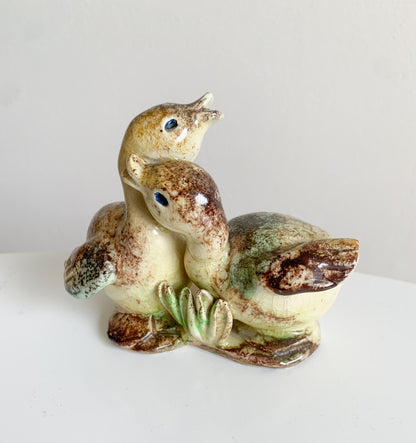 Ceramic Pair of Ducks Figurine