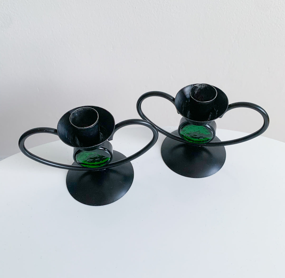2 Gunnar Ander candle holders for Ystad Metall