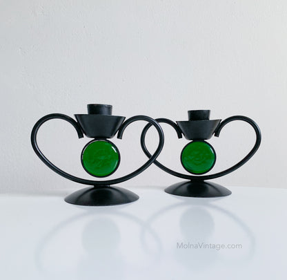 2 Gunnar Ander candle holders for Ystad Metall