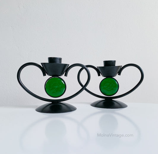 2 Gunnar Ander candle holders for Ystad Metall