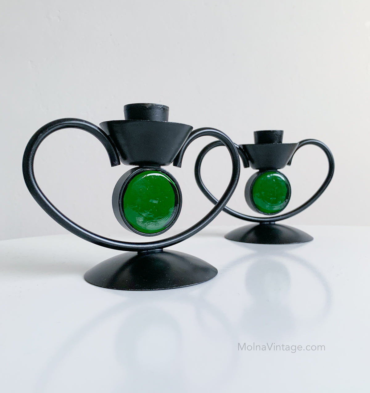2 Gunnar Ander candle holders for Ystad Metall