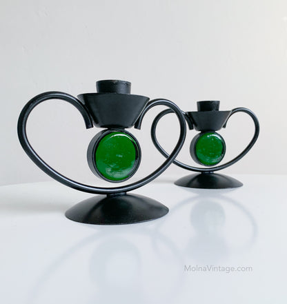 2 Gunnar Ander candle holders for Ystad Metall