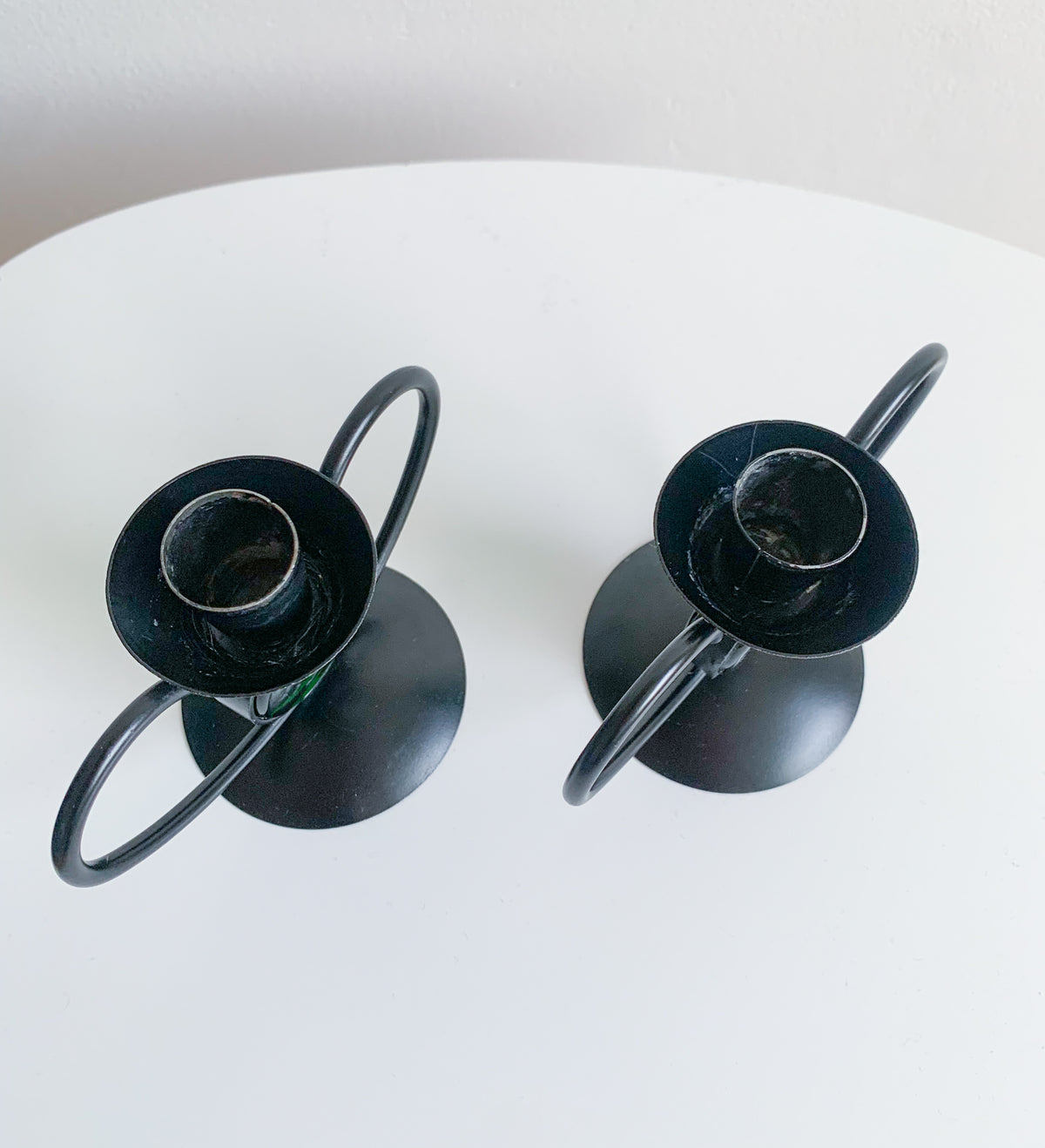 2 Gunnar Ander candle holders for Ystad Metall