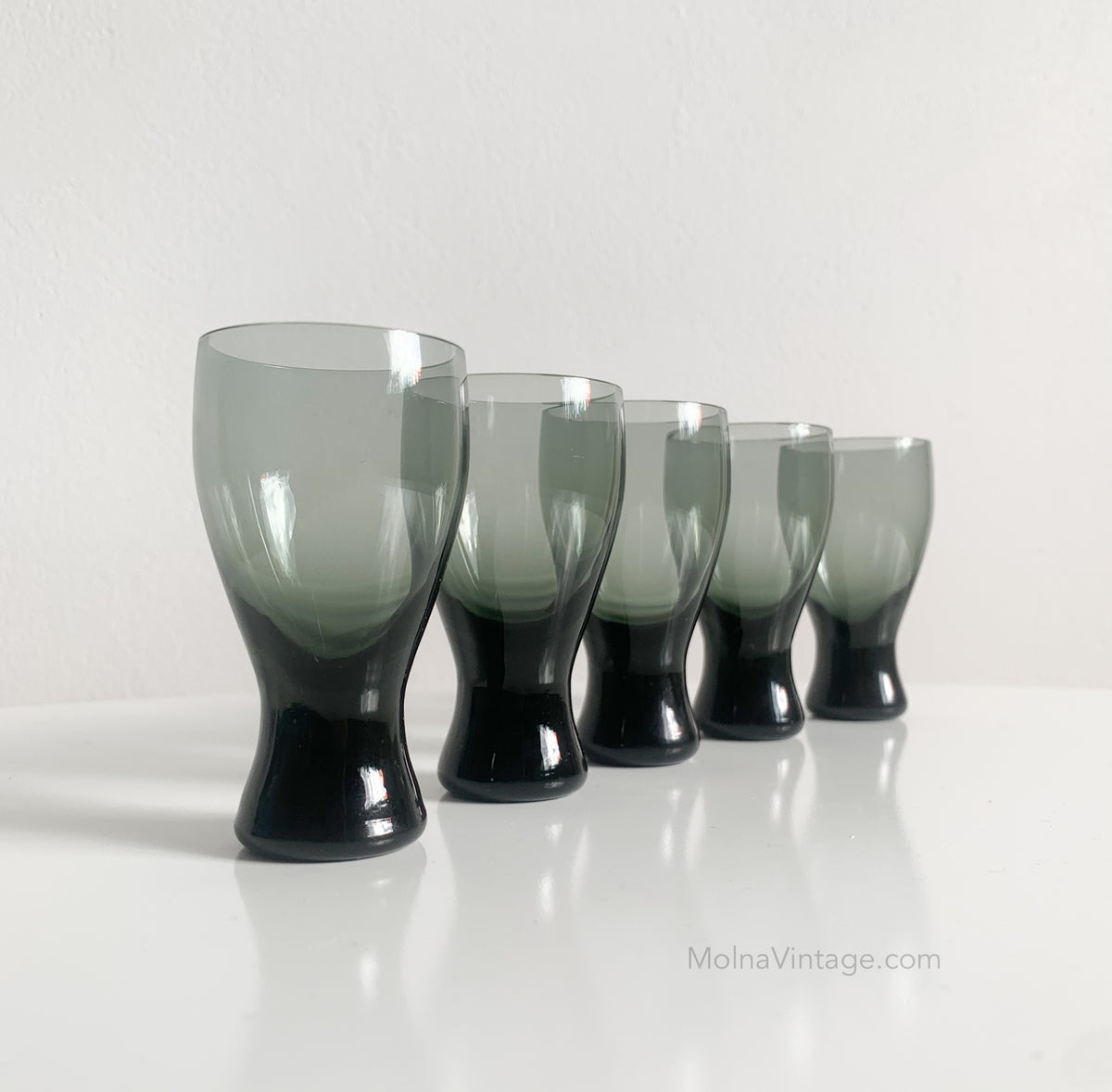Riihimäen Lasi Pingviini Glasses | Helena Tynell | Set of 5