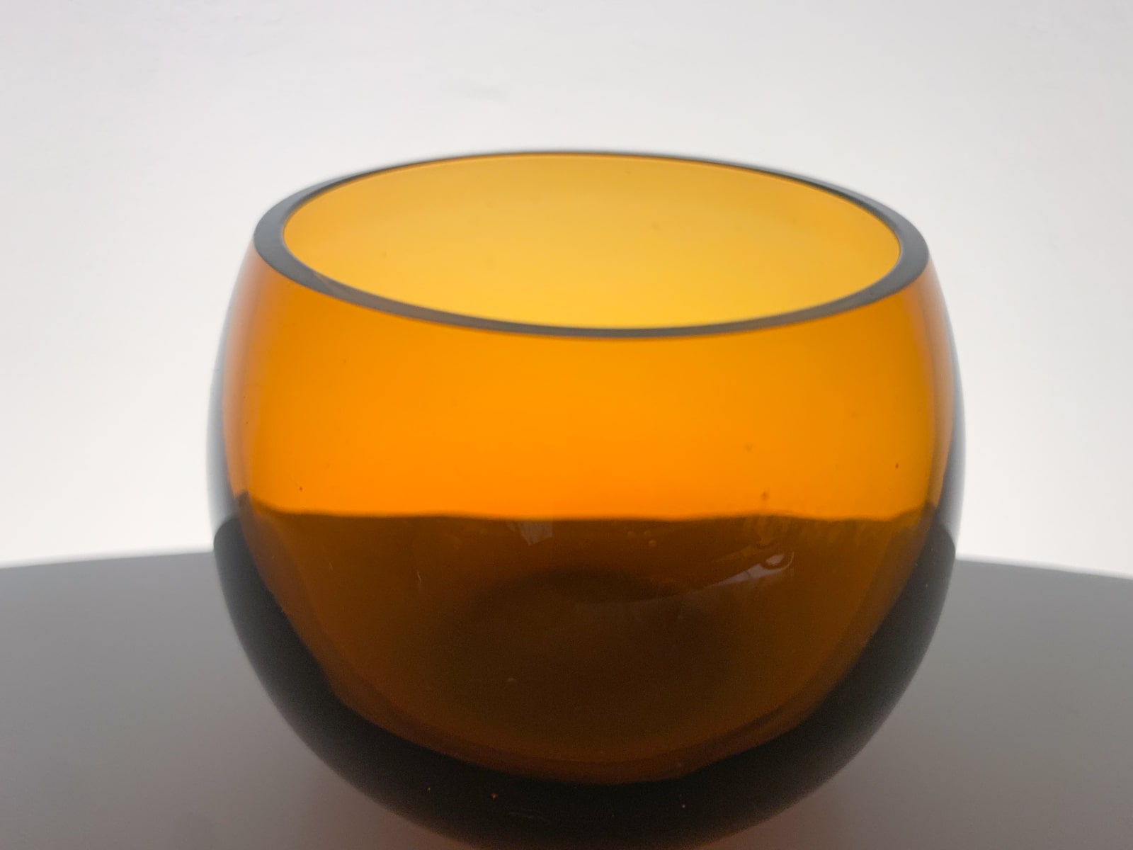 Midcentury glass drinking glasses