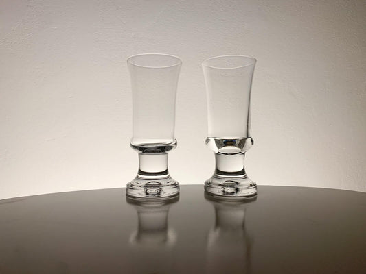 Iittala Finland handmade champagne flutes 