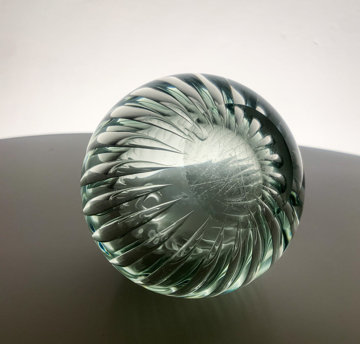 Kaisla art glass object by Kaj Franck, Nuutajärvi